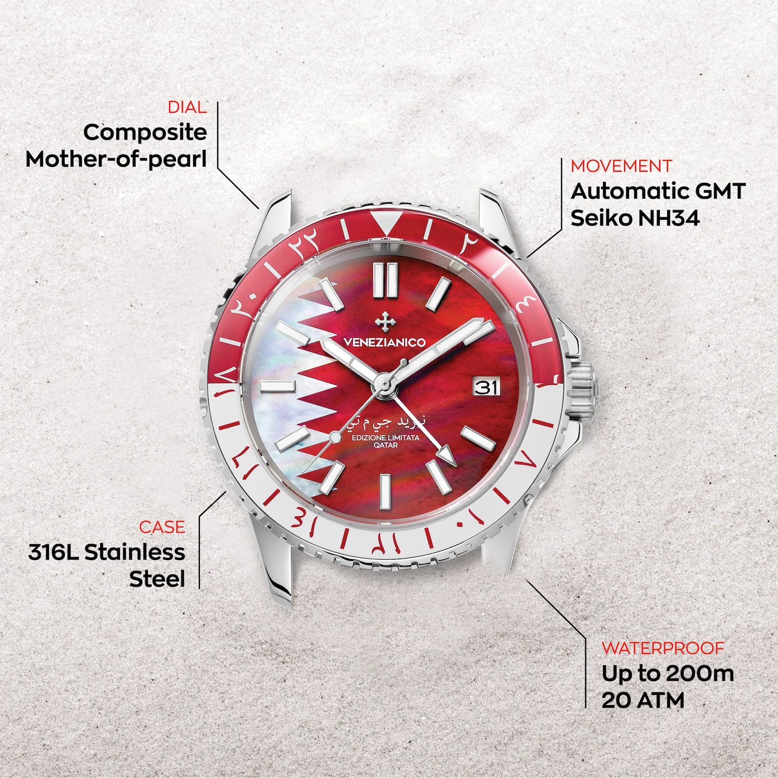 Nereide GMT - Qatar Limited Edition - Image 6